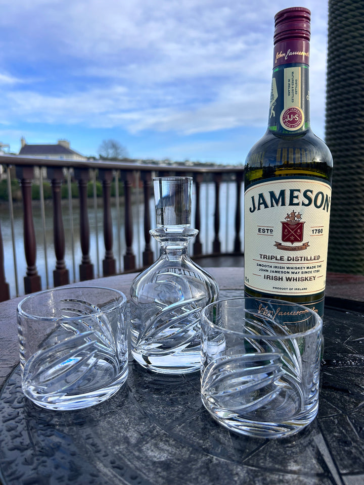 Kinsale crystal Harmony 3-piece Decanter Set