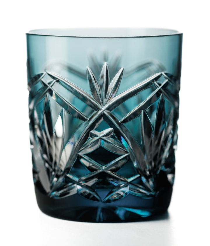 10oz Pineapple Old Fashioned Tumbler Azure Blue