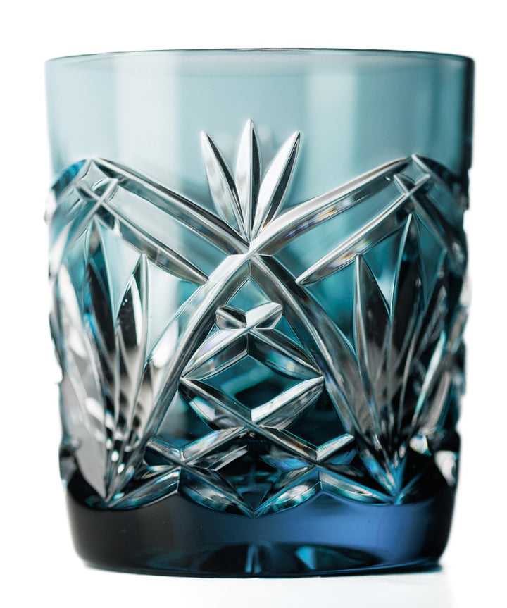 10oz Pineapple Old Fashioned Tumbler Azure Blue