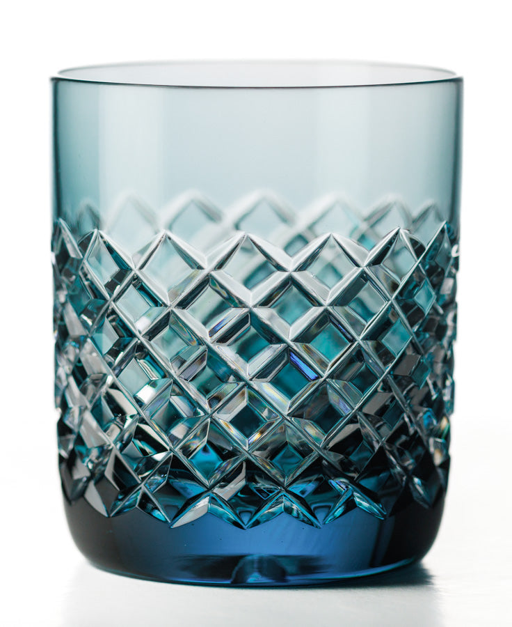 10oz Scilly Old Fashioned Tumbler Azure Blue
