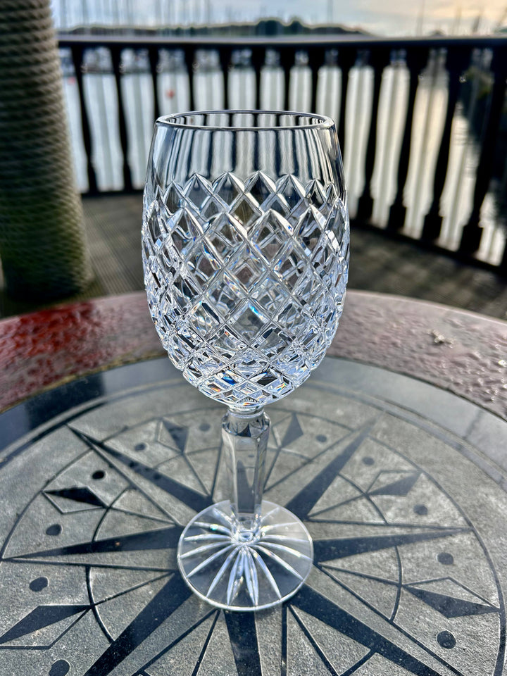 wine glasses made from crystal irish